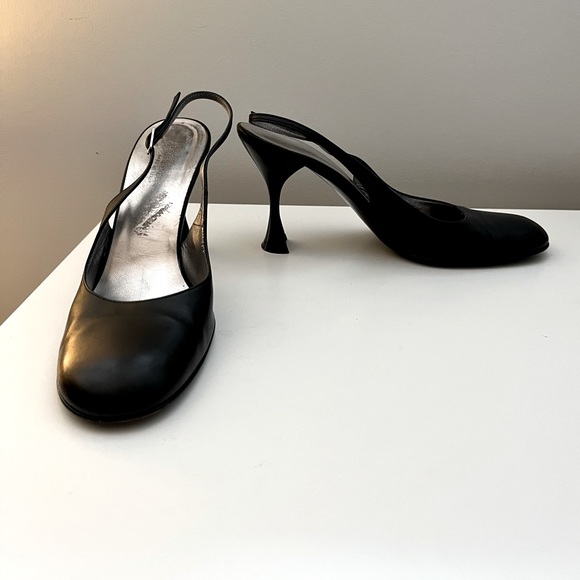 Dolce & Gabbana - black sling back heels (38.5) - Picture 2 of 8